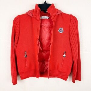 Moncler Red Kids Puffer Jacket